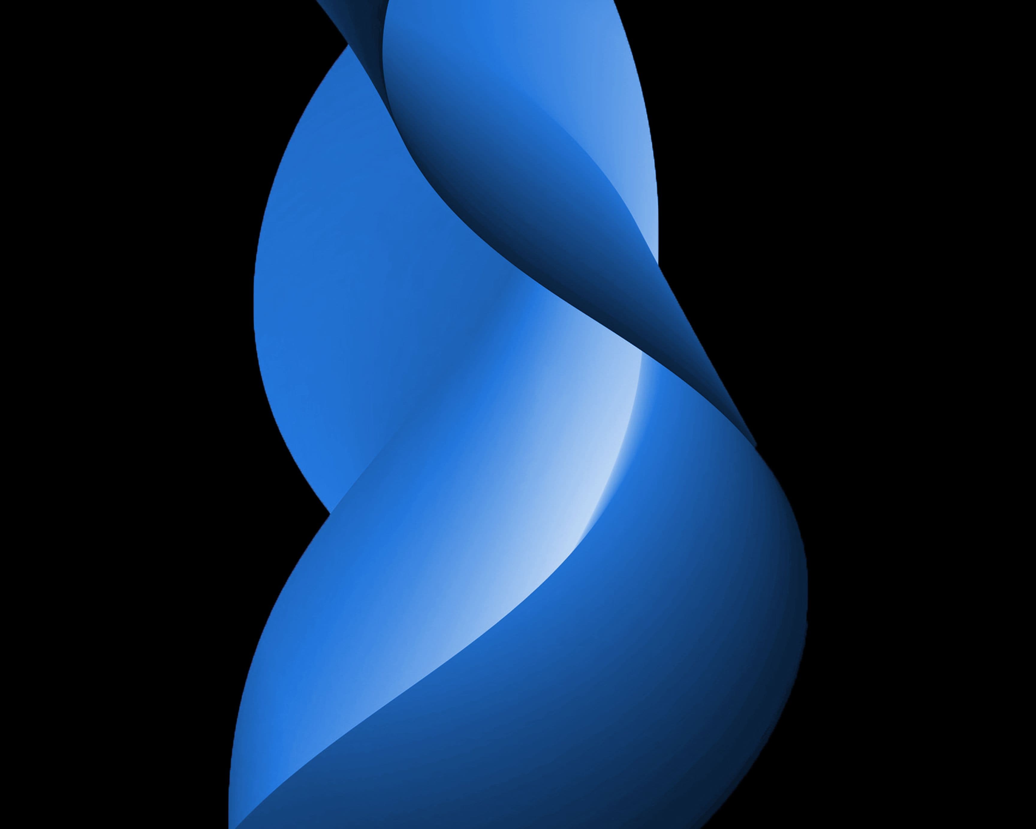 Blue waves abstract background